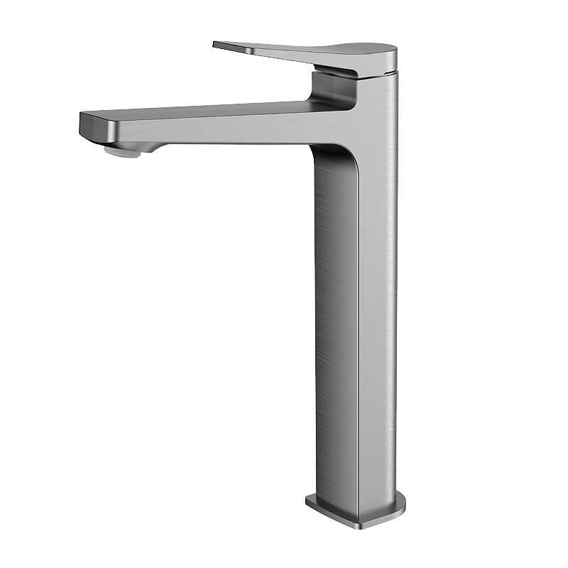Смеситель для накладной раковины BRETTA GUN GREY